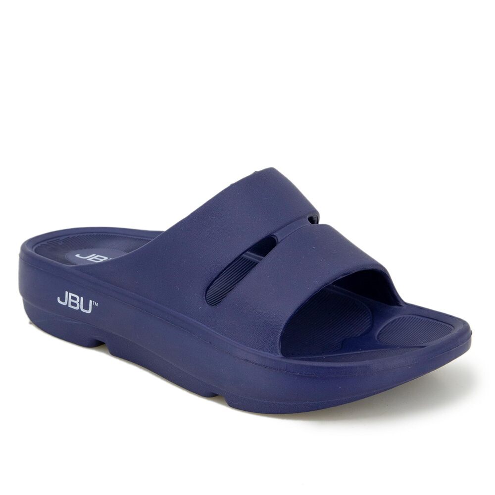 Jambu JBU Women's Dover Slide Sandal Navy 11 New